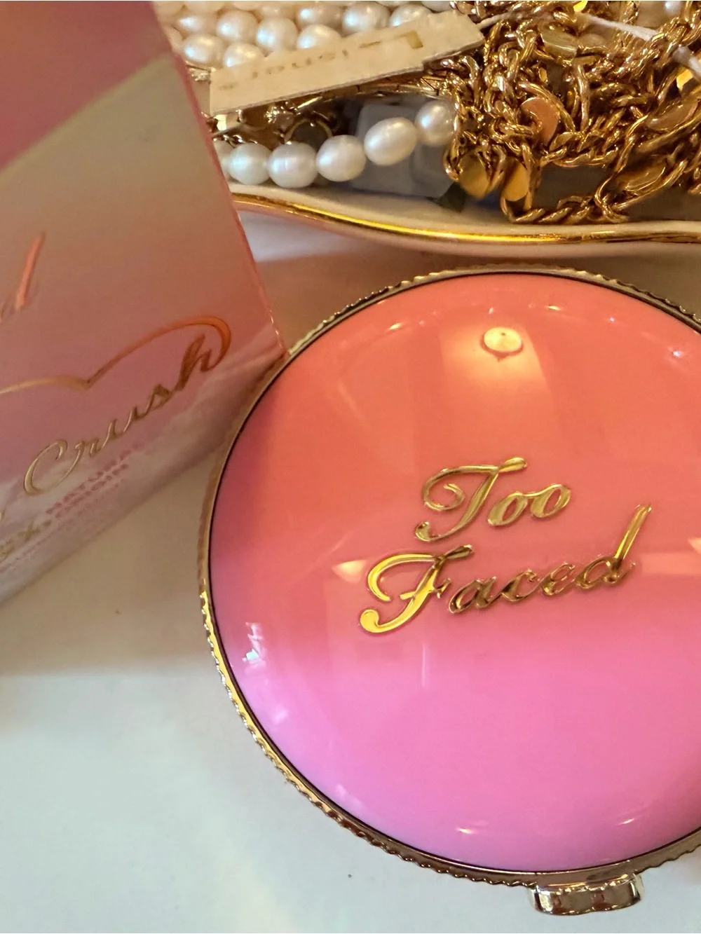 Too Faced Pink Blush Compact — Baby Pink Cheek Color
